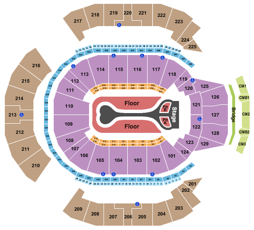 Chase Center Benson Boone Seating Chart